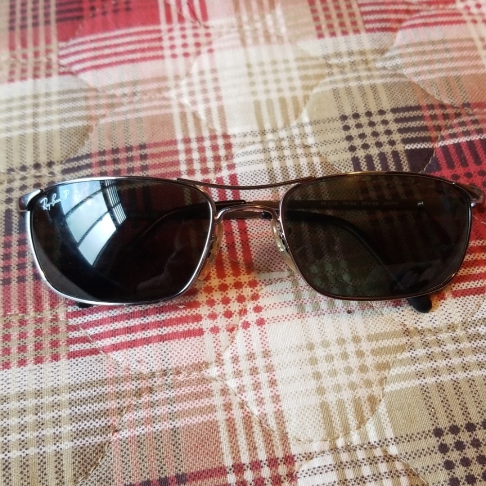 Ray Ban sunglasses.